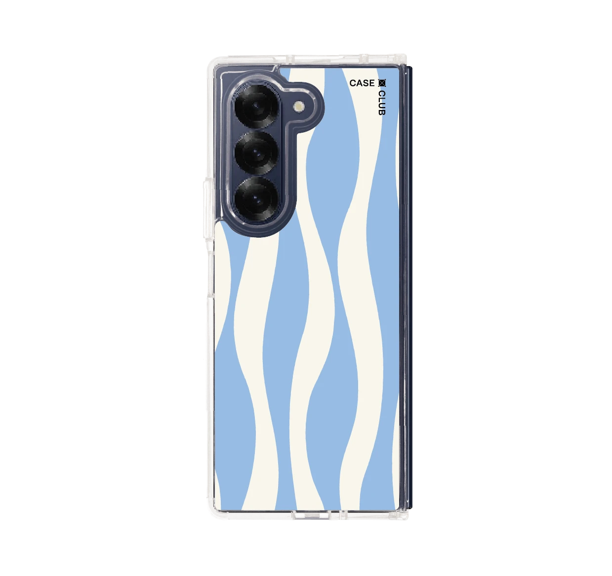 ลายคลื่นน้ำสีขาวน้ำเงิน